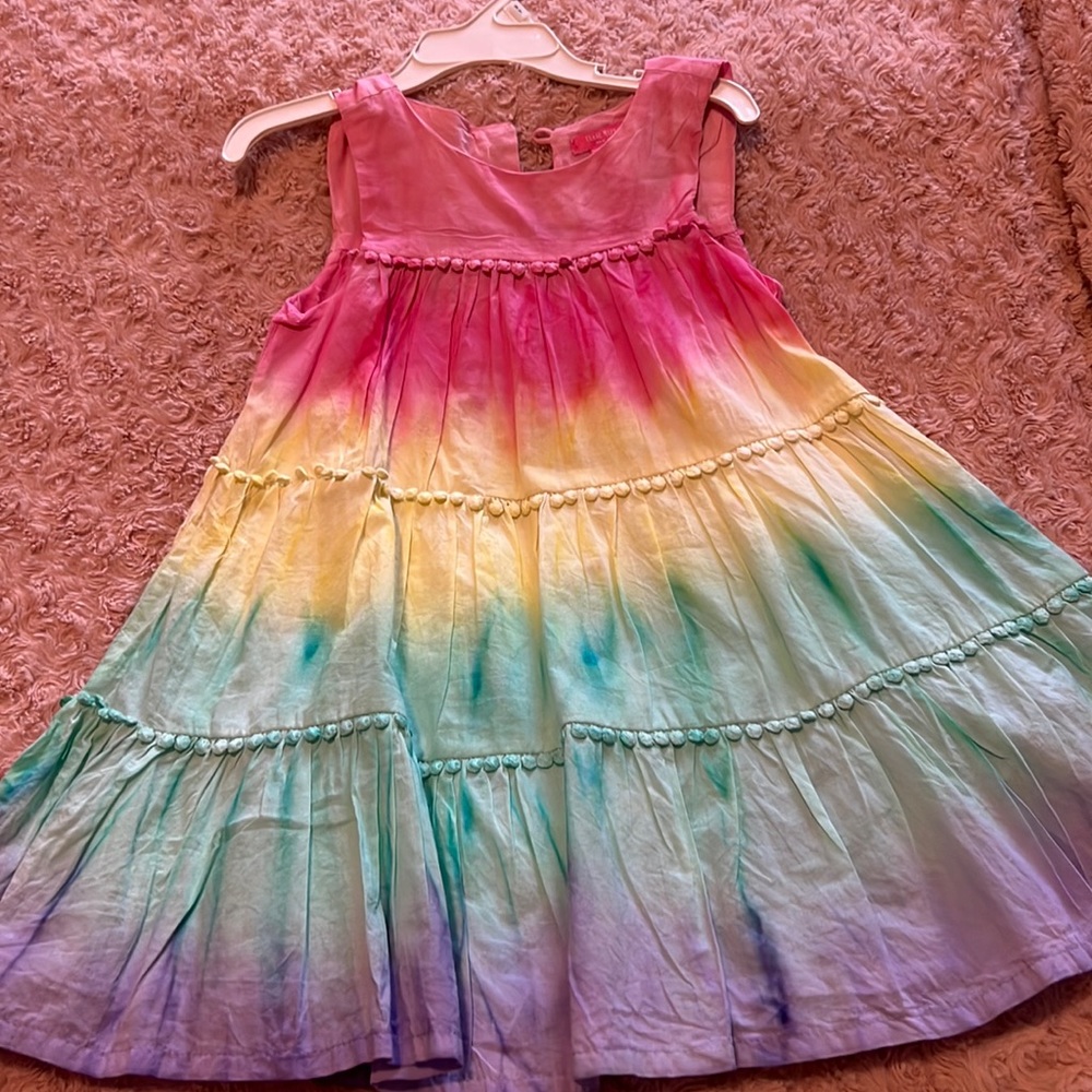 Toddler girl Multicolor rainbow dress